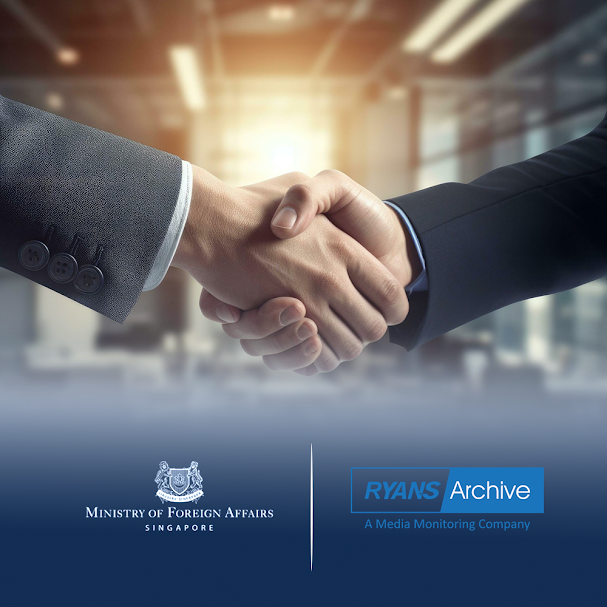Ministry of Foreign Affairs, Singapore Signs Service Agreement with Ryans Archives Limited